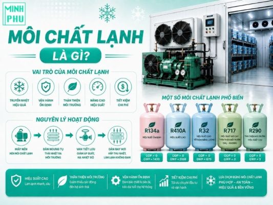 Môi Chất Lạnh Là Gì? Vai Trò Và Nguyên Lý Hoạt Động Của Môi Chất Lạnh Trong Hệ Thống Lạnh