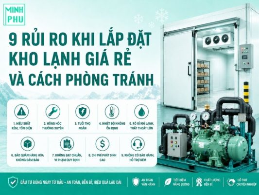 9 Rủi Ro Khi Lắp Đặt Kho Lạnh Giá Rẻ Và Cách Phòng Tránh