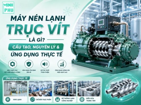 Máy Nén Lạnh Trục Vít Là Gì? Cấu Tạo, Nguyên Lý & Ứng Dụng Thực Tế 2026