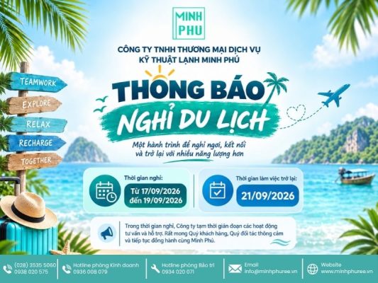 Thông Báo Lịch Nghỉ Du Lịch Công Ty 2026